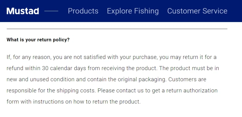 What is Penn Fishing's returns and exchanges policy? — Knoji