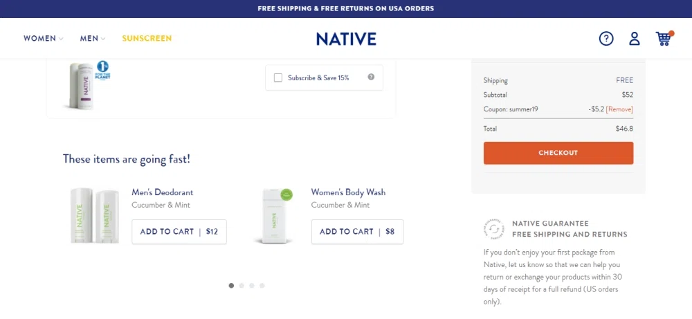 Native Deodorant coupon — Knoji