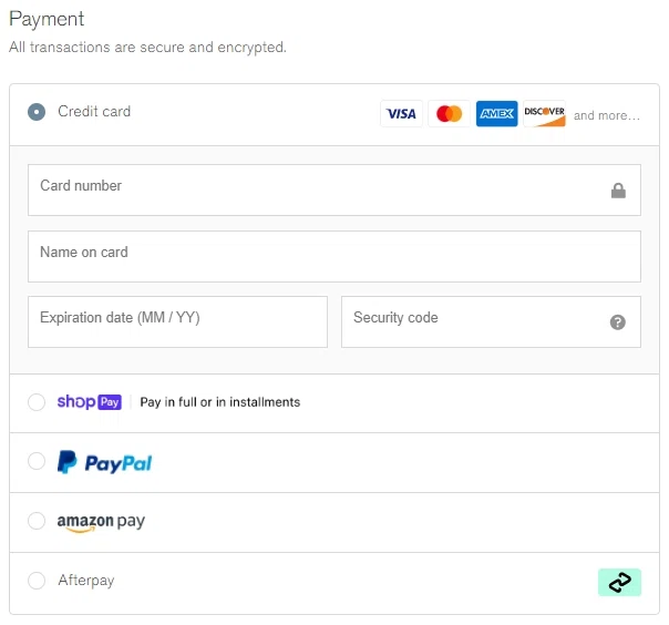 Does Negative Underwear offer Shopify Installment payments? — Knoji