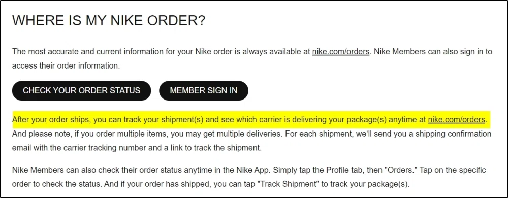 Nike order? — Knoji