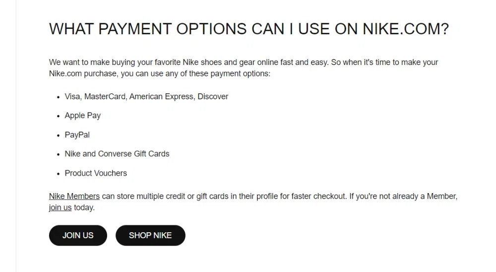 Does Nike take QuadPay? — Knoji