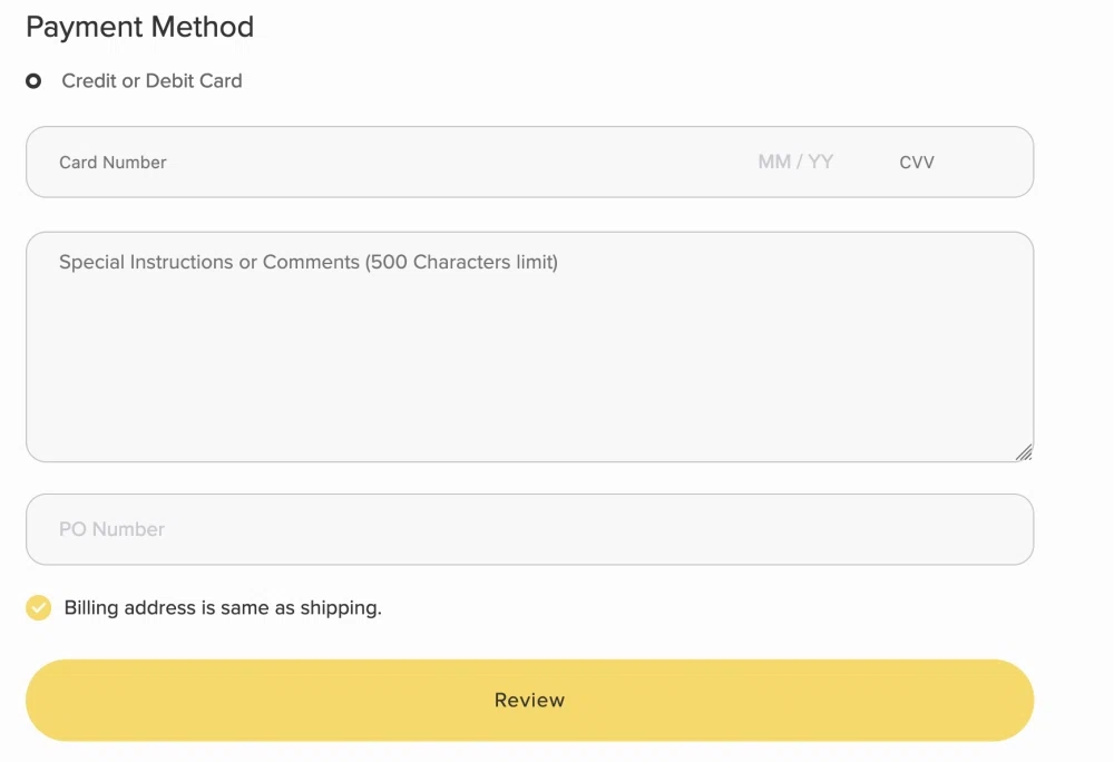 Does accept Shop Pay Installments financing? — Knoji
