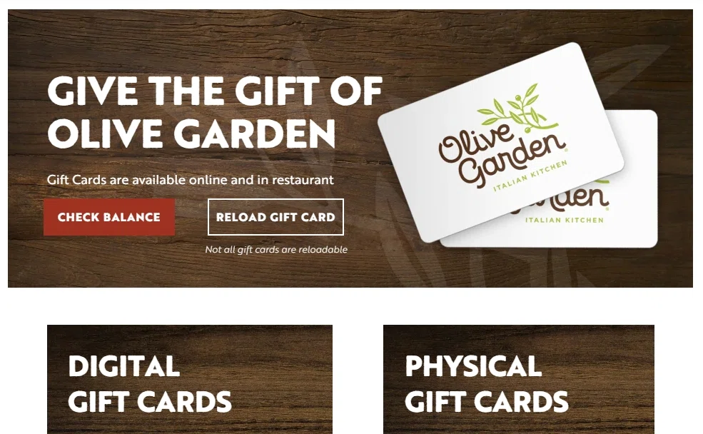 Gift Cards  Olive Garden Italian Restaurant