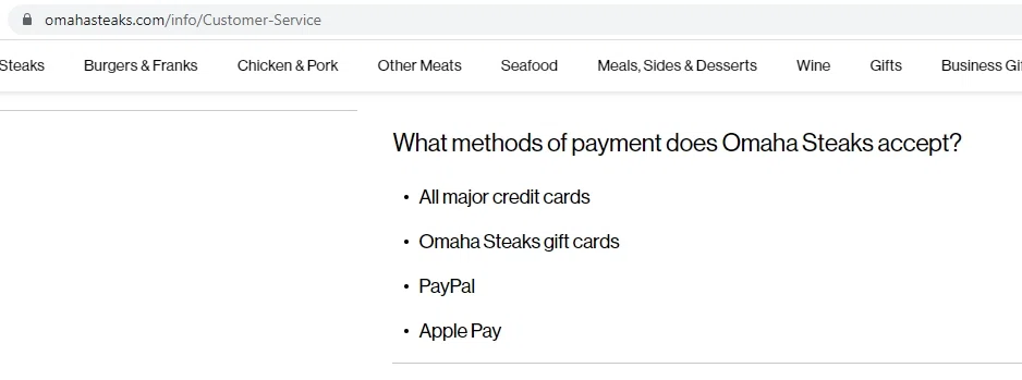 How to Buy Omaha Steaks Gift Card with Crypto like Bitcoin