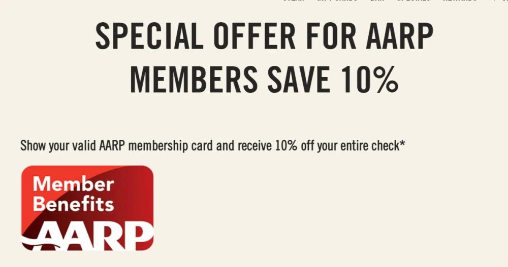 Does Outback Steakhouse have an AARP discount policy? — Knoji