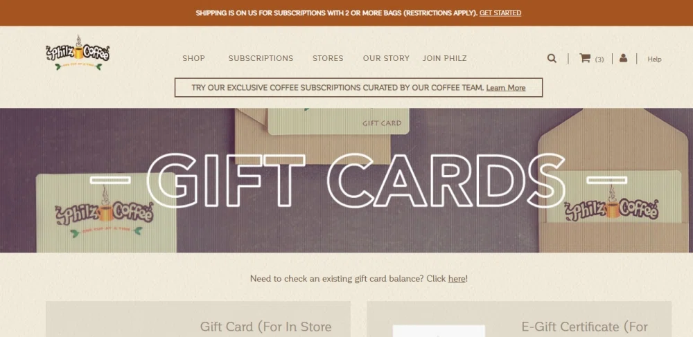 Does Philz Coffee Offer Gift Cards Knoji