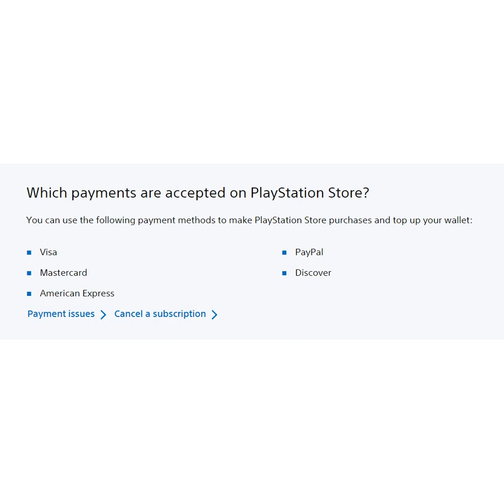 How to manage PlayStation Store payment options