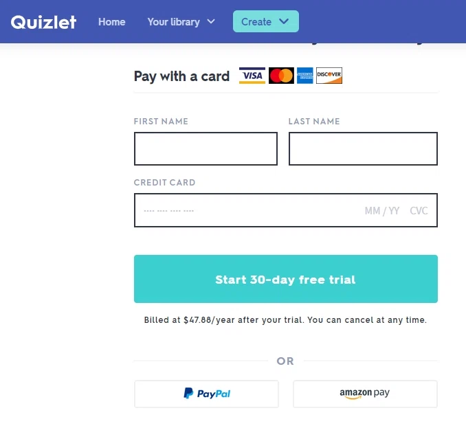 Does Quizlet Accept Apple Pay Knoji