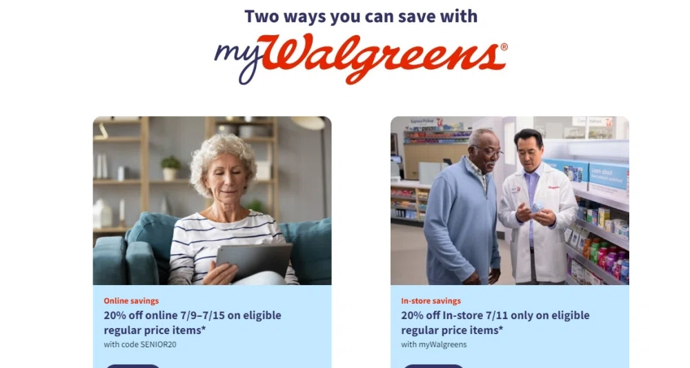 Walgreens senior discount? — Knoji