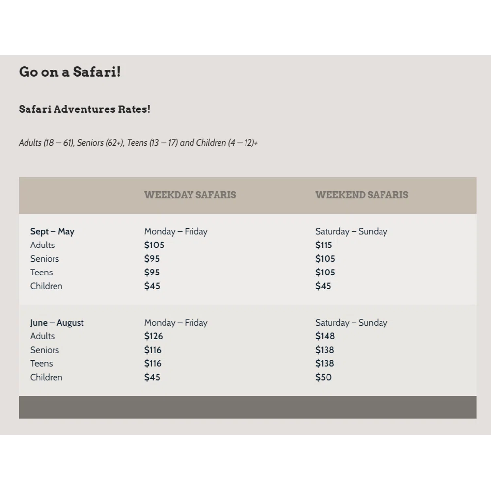 Screenshot of available merchant feature