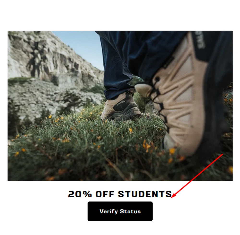 Salomon on sale student discount