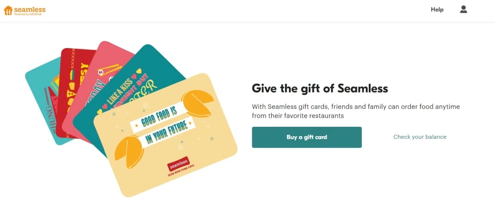 Does Seamless offer gift cards? — Knoji