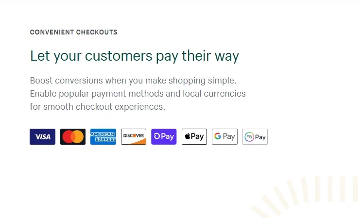 Does shopify take shop pay knoji
