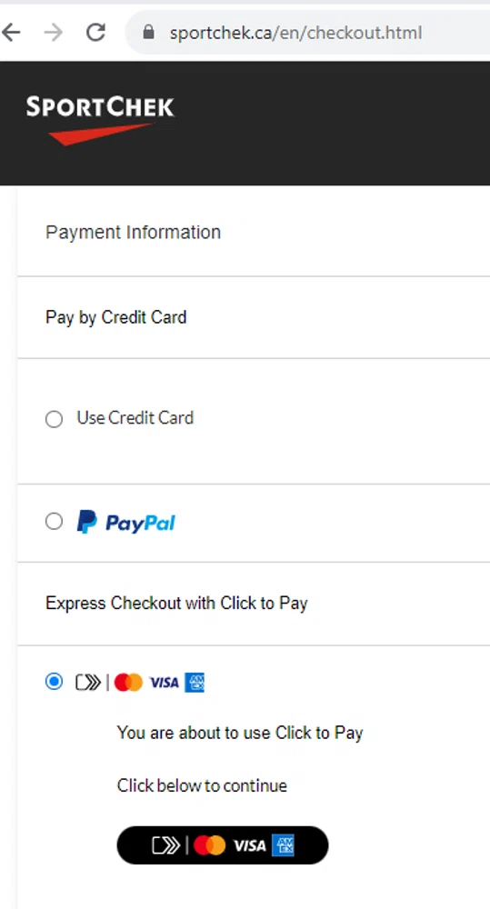 Does Sport Chek accept Shop Pay Installments financing? — Knoji