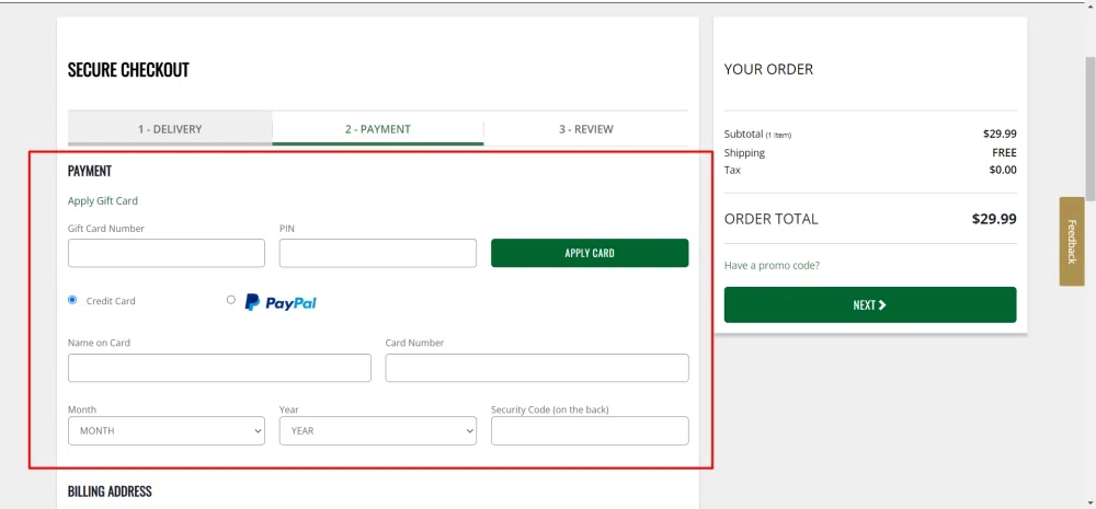 Does Sportsman's Warehouse have financing?