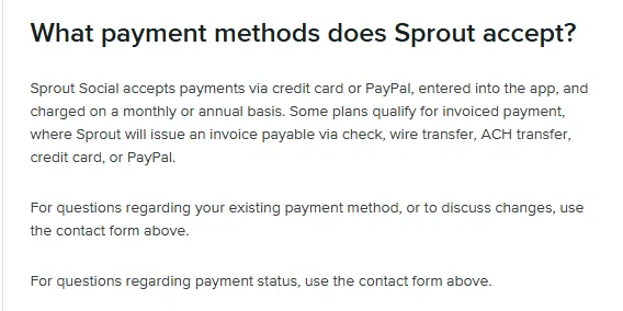 Does Sprout Social accept Shop Pay Installments financing? — Knoji