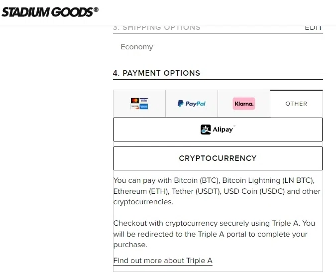 Does Stadium Goods accept Perpay financing? — Knoji