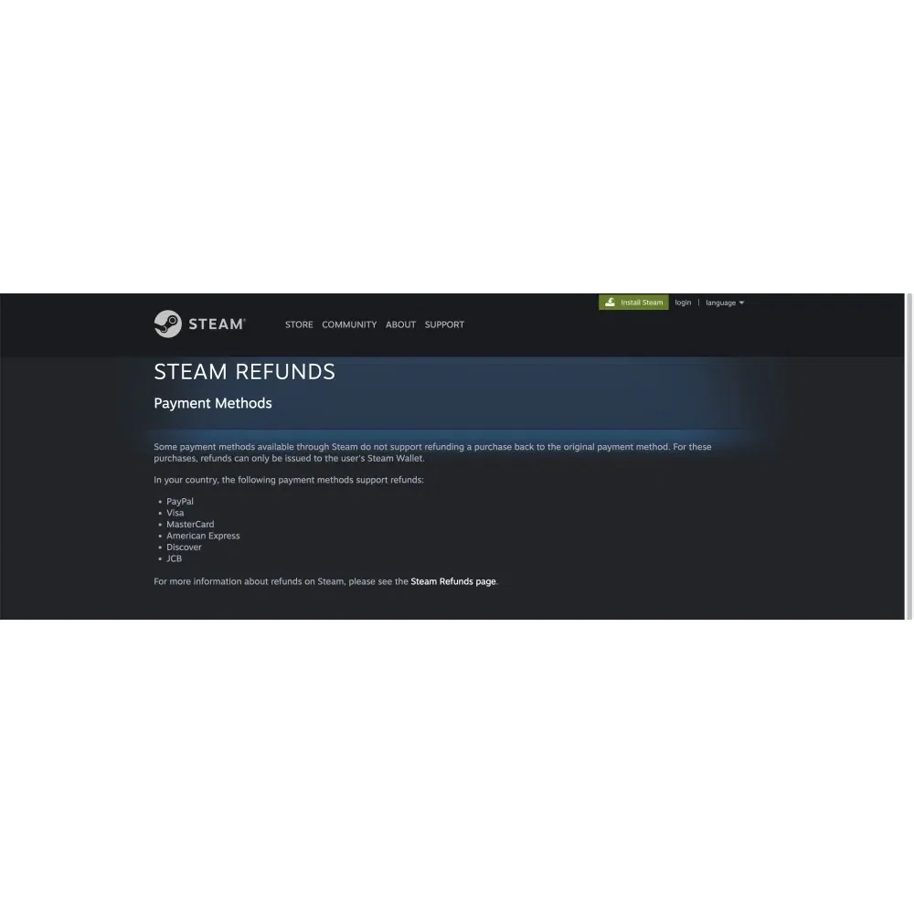 Steam Affirm financing support? — Knoji