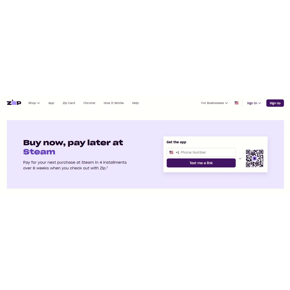 Does Steam accept Zip financing? — Knoji