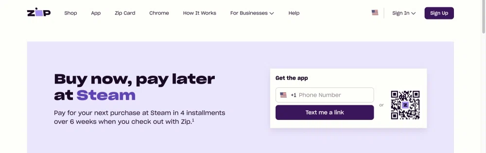 Does Steam take Zip Pay? — Knoji