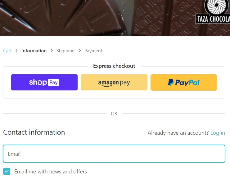 Does Taza Chocolate accept Apple Pay? — Knoji