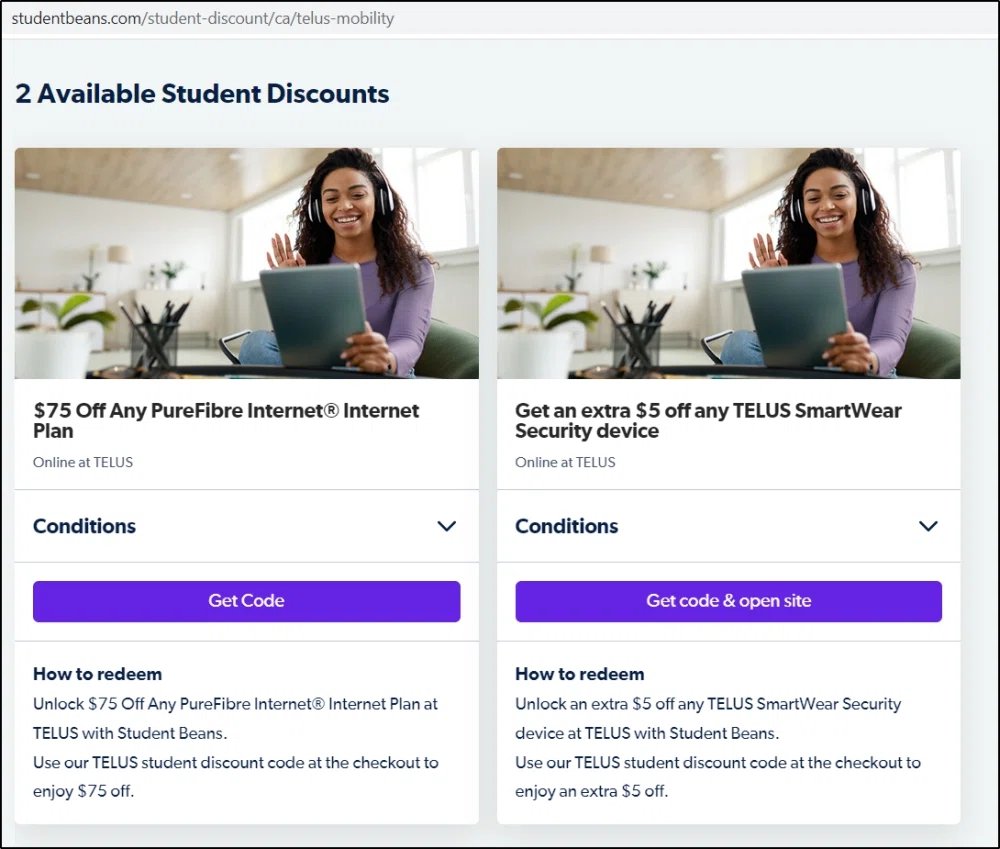 telus student internet plan