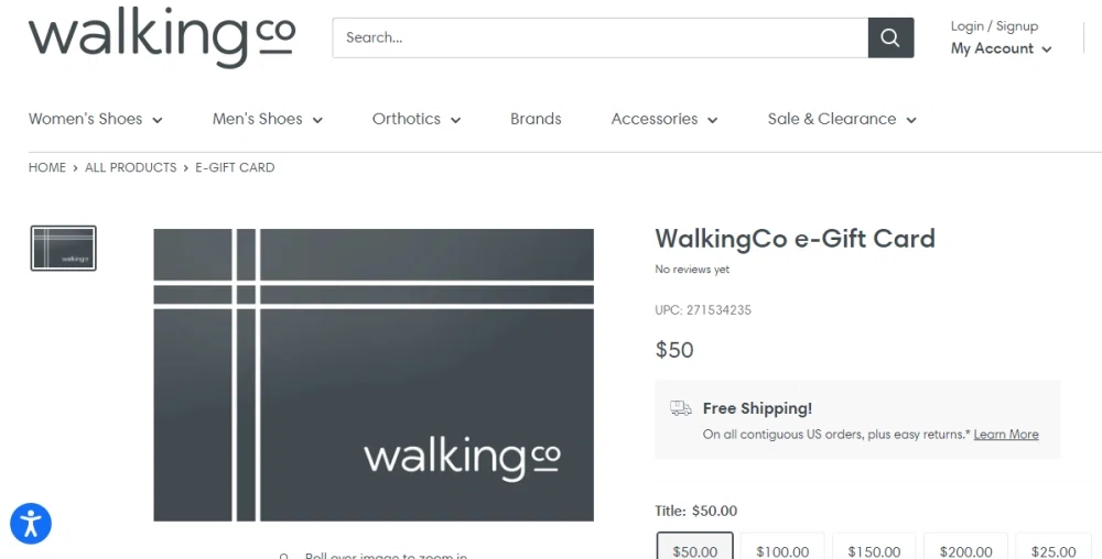 The walking company hot sale free shipping