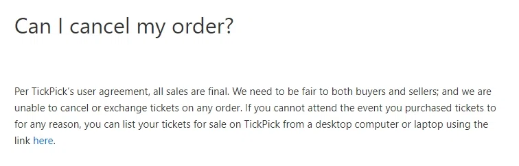 Where can I enter my TickPick promo code or credit? – TickPick FAQ