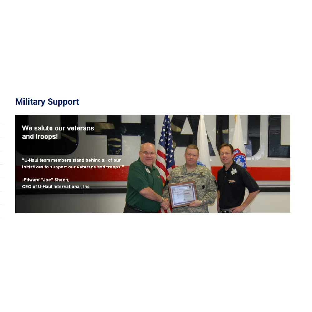 Does UHaul offer a military discount? — Knoji