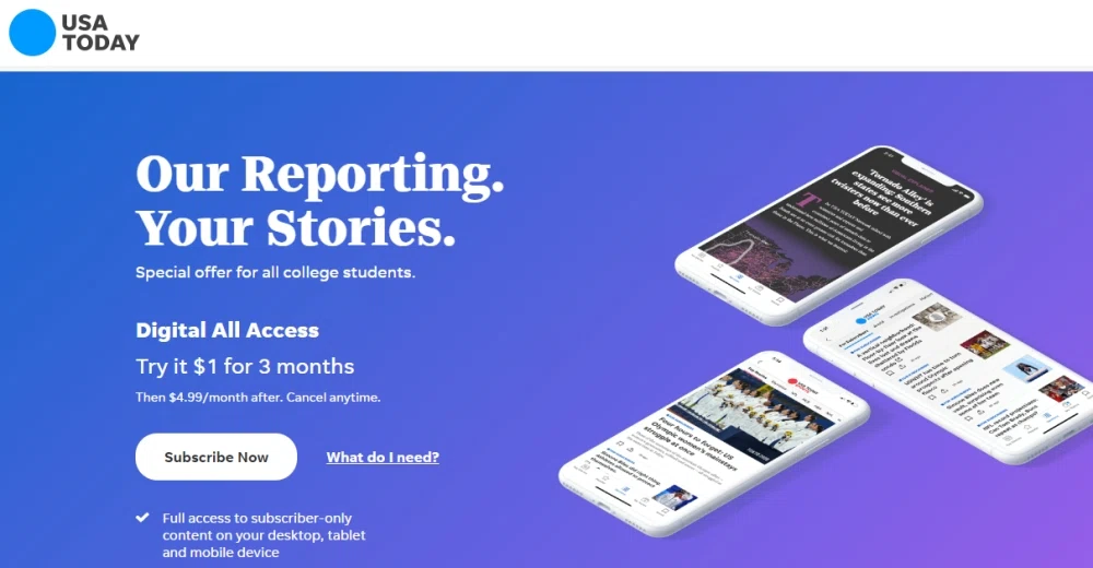 Does USA TODAY have a student discount? — Knoji - What Can You Get With A Student Discount