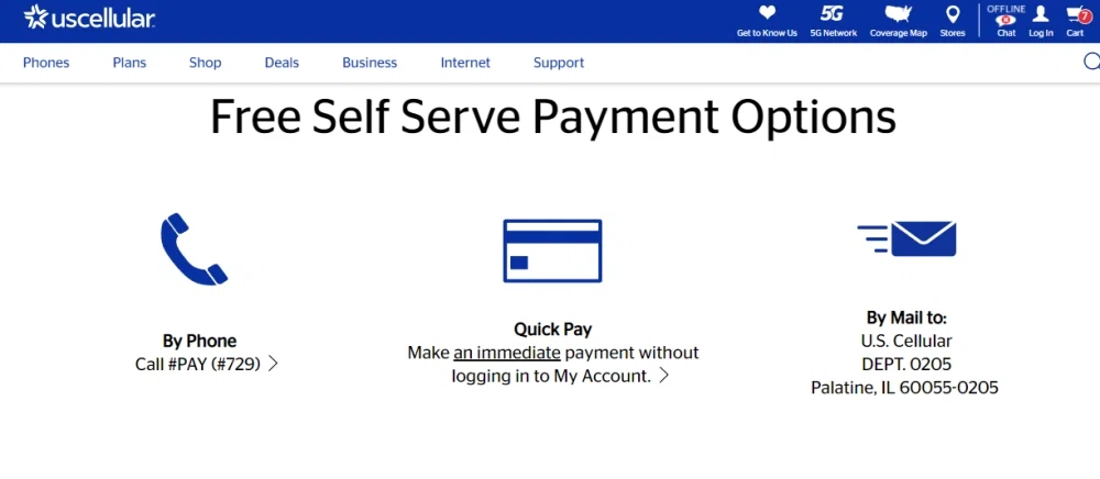us cellular pay now online