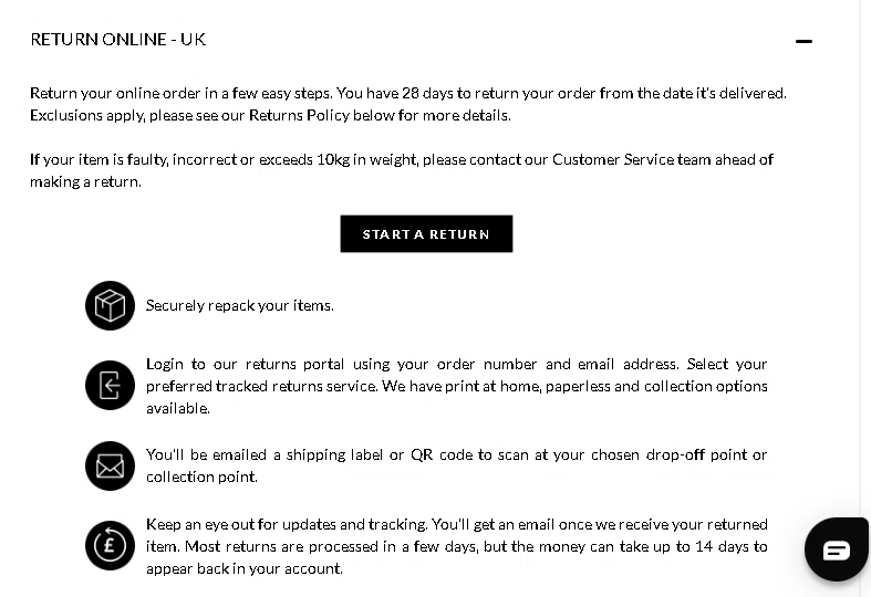Does Van Mildert offer free returns? What's their exchange policy? — Knoji