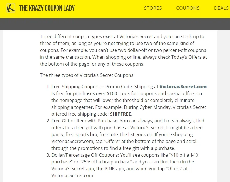 New Victoria's Secret Rewards Program: Everything You Need to Know - The  Krazy Coupon Lady