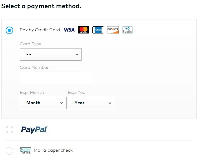 vistaprint credit card