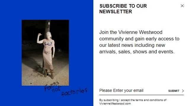 vivienne westwood promotion code 2022