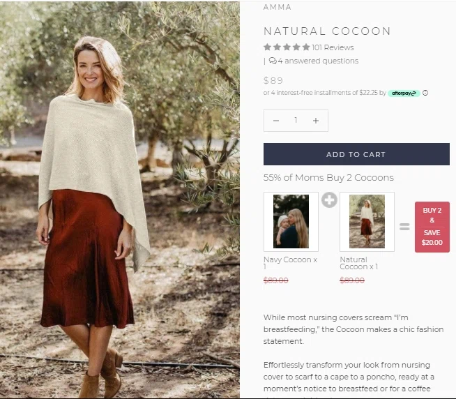 Does Amma accept Afterpay financing? — Knoji
