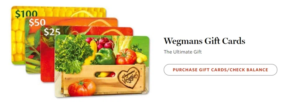 Does Wegmans Accept Gift Cards Or E Gift Cards Knoji