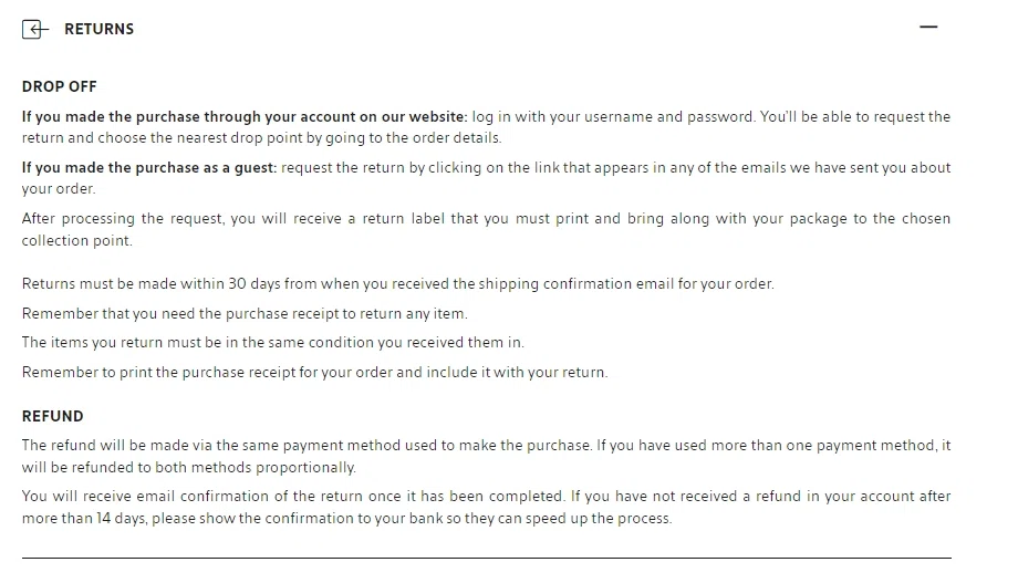 How To Make Zara Returns: Policy Details and Tips