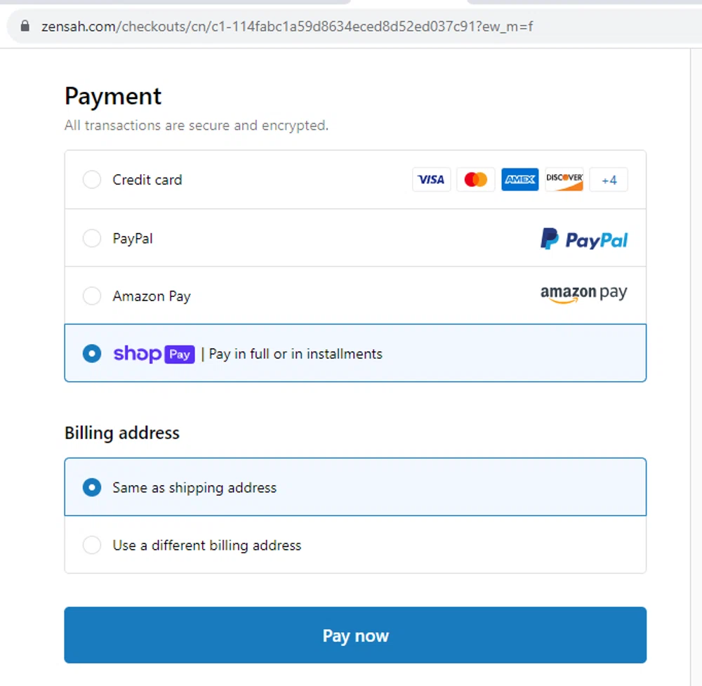 Does Zensah accept Snap Finance? — Knoji