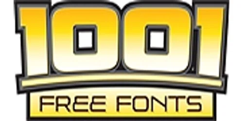1001 Free Fonts Merchant logo