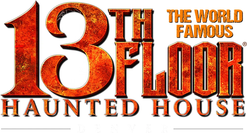 13th Floor Haunted House Denver Merchant Logo