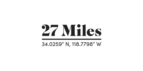27 Miles Malibu coupon