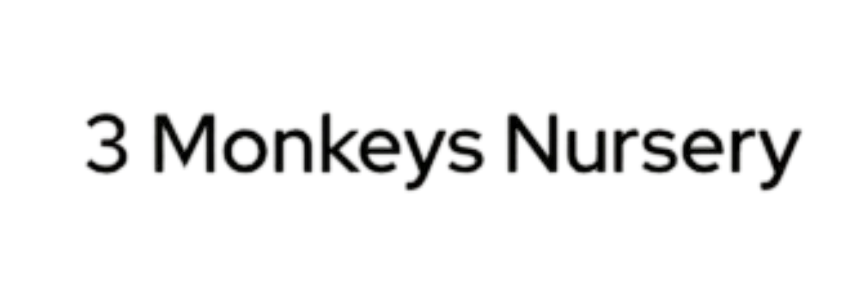 3 Monkeys Nursery Merchant Logo