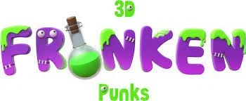 3D FrankenPunks Merchant Logo
