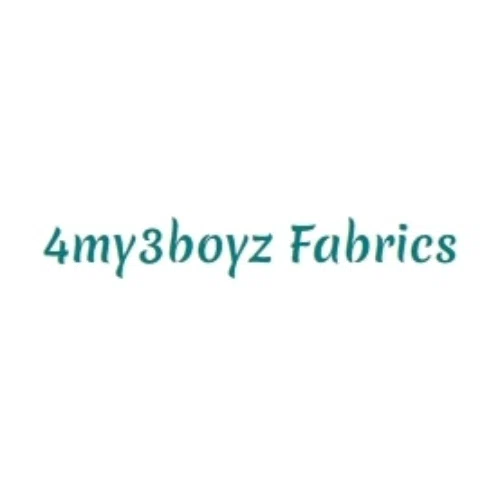 4MY3BOYZ FABRICS Promo Code — 10 Off in Oct 2024