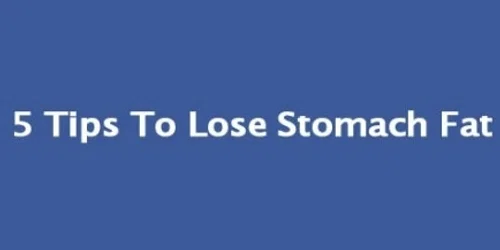 5 Tips to Lose Stomach Fat Merchant logo