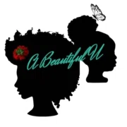 A Beautiful U Beauty Supply Merchant Logo