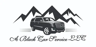 A Black Car Service Merchant Logo
