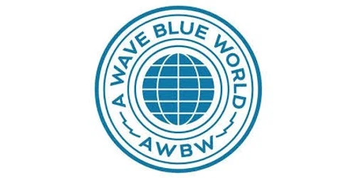 A Wave Blue World Merchant logo