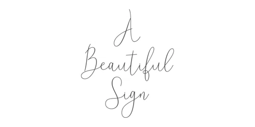 A Beautiful Sign coupon